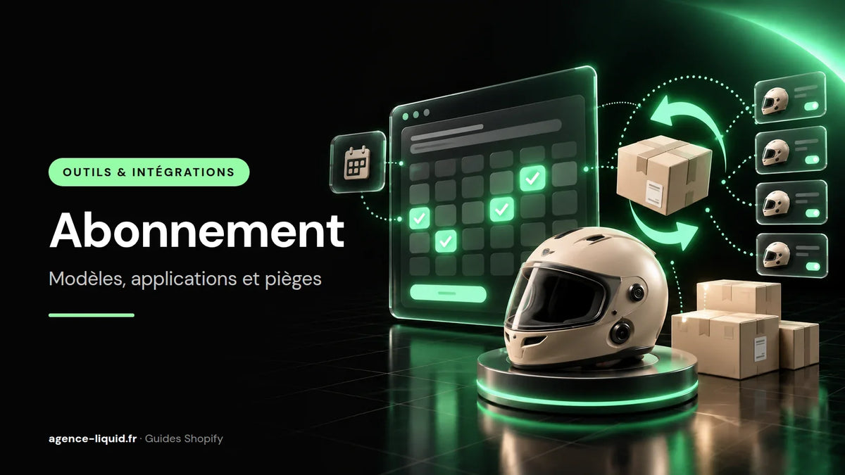 Calendrier de livraisons récurrentes et colis pour la vente par abonnement sur Shopify