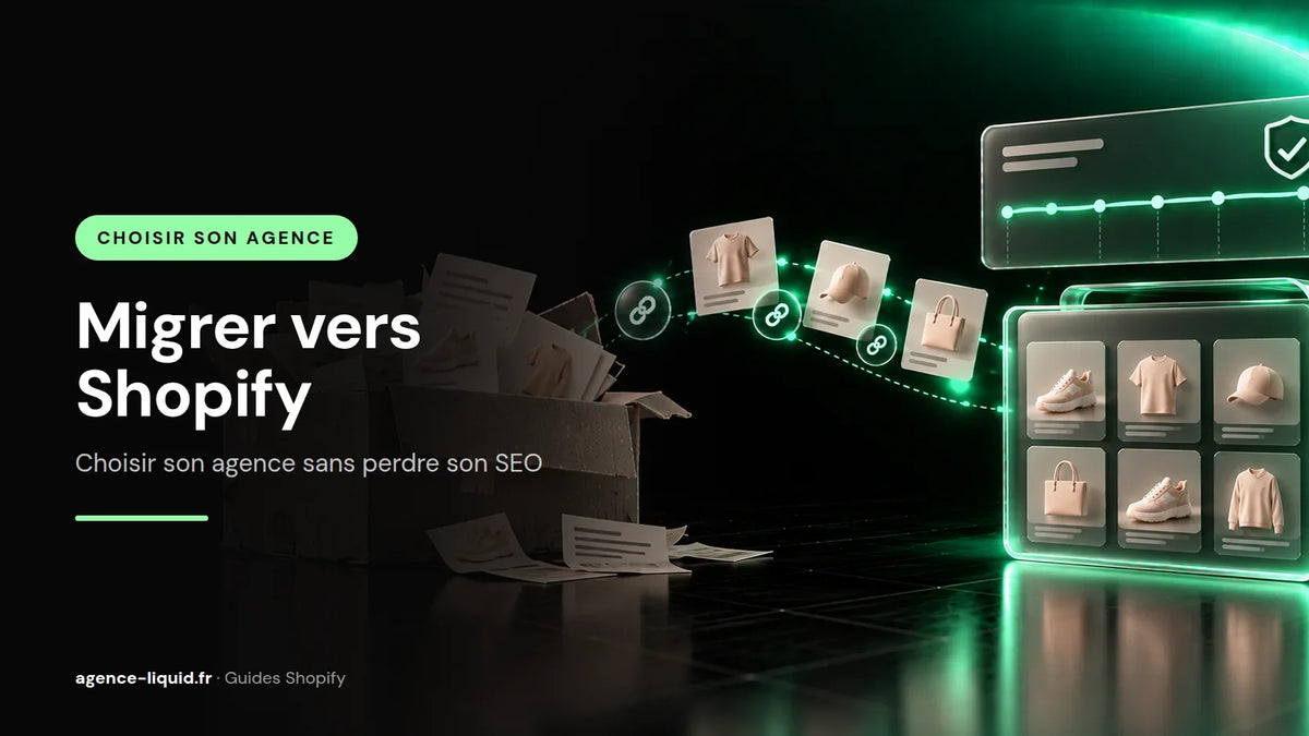 Bannière du guide Shopify : choisir son agence pour migrer vers Shopify